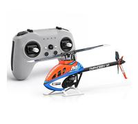 OMPHOBBY M1 V3 PRO 100 Class Mini 3D RC Helicopter Ready to Fly, 6CH Direct Drive with Built-in ELRS Receiver & OFS3+ Flight Control, Micro helicopters with RadioMaster T8L Transmitter RTF Orange