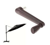 Ompinda Patio Umbrella Handle, Outdoor Universal Parasol Crank Handle Replacement Parts Banana Umbrella Crank Grip For Parasol (Gray)