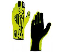 Ompracing Omp Kart Gloves KS-4, Yellow/Black, Size 4, Children