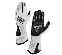Ompracing Omp Kart Gloves Ks-X FIA 8877-2022 White, Size 006, Children