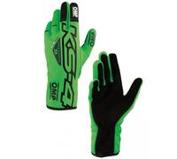 Ompracing Omp Kart KS-4 Gloves, Fluo Green/Black, Size XS