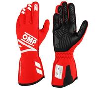 Ompracing Omp One Evo Fx Gloves FIA 8856-2018, Red, Size M