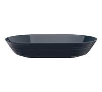 omptoir de Famille 36cm Roasting Dish - Blue Porcelain - Stylish, Durable & Versatile - Suitable For Everyday Use - Dishwasher & Oven Safe