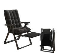 omputer Desk Chair Folding Office Chair with Arms and Backrest Ergonomic Padded Seat Reclining Chairs for Small Spaces Foldable Chaise Longue Seat