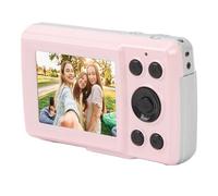 Omquot 2.4 Inch Portable Digital Camera, 16x Digital Zoom, 1080p, 16MP, Automatic Focus, Multi-axis Stabilization, for Photography and Video (pink)