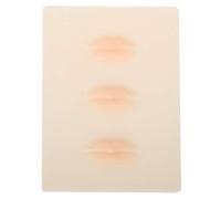 Omquot 3 Pack Soft and Elastic Silicone Lip Practice Skin Set for Realistic Contours, Great for Beginners and Artists