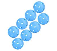 Omquot 50Pcs Kids Training Balls Hollow Airflow Training Balls Solid Color Lightweight Indoor Practice Safety PE Material (Blue)