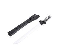 Omquot 65cm LED Light Up Warrior Sword Realistic Metallic Design Cosplay Party