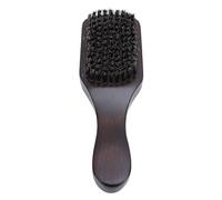 Omquot Beard Brush for Men, Ergonomic Hair Styling Tool with Soft Bristles for Beard Care, Composite Wood Material, 1 Unit