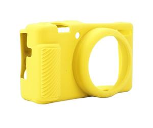 Omquot Camera Silicone Protective Case Soft Lightweight Shockproof for ZV1F ZV1M2 Anti-Scratch Slim Fit Sleeve for Photography Musician (Yellow)