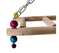 Omquot Chicken Ladder, Parrots Perch Stand Funny Wooden Professional for Yard (Assorted Color)