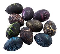 Omquot Dinosaur Hatching Eggs Toys, Multicolor Hatching Dinosaur Eggs Kits Safe Lightweight for Children (Color crack)
