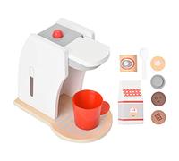 Omquot Educational Wooden Coffee Maker Toy for Kids, Color Perception and Creativity Development, Analog Switch for Realistic Experience, Kitchen Toy for Kids