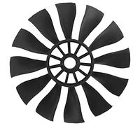 Omquot High Quality 50mm 12 Blade Duct Fan for RC Aircraft Black Material Plastic Suitable for Most RC Aircraft (Front Row)