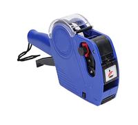 Omquot Manual Labeling Machine Effective 8-Digit Price Tag Gun Portable Price Tag Tool for Apparel Toys Luggage Plastic (Blue)