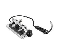 Omquot Morse Code CW Telegraph Key Stainless Steel for Electrical Physical Experiments, Educational Aid for Short Wave Radio Fans