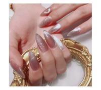 Omquot Nail Gel Polish, Nail Art Polish Easy Using Beautiful Rich Colors for Home (Silver)