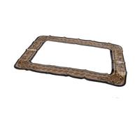 Omquot Photo Booth Frame, 67 cm Length, Stylish Inflatable Selfie Frame with Golden Pattern for Photography Lovers Birthday