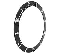 Omquot Professional Aluminum Watch Bezel Insert Ring for Watchmakers - Firm and Durable Replacement Watch Bezel Insert for Replacement Scene (Black)
