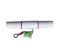 Omquot Protector, PVC Network Arrester Easy Installation 1000Mbps Compact POE Gigabit RJ45 for Outdoor Camera