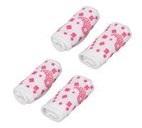 Omquot Self-Heating Cotton Breathable Tourmaline Design Heated Socks for Winter 4 Pack Universal Size