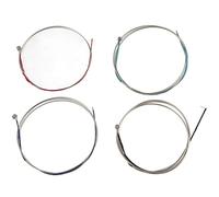 Omquot Set of Strings for Viola Tones Light and Warm Wonderful Sounds for Students Steel Soul Nickel Silver Copper-Nickel Red Blue Purple Black