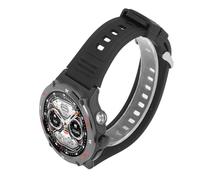 Omquot Smart Watch for Men and Women, Stylish Touch Screen Fitness Tracker with Bluetooth Connectivity for Outdoor Sports (Black)