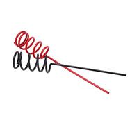 Omquot Spiral Rod Holder Durable Vinyl Coating Convenient To Use For Most Places Metal Black 2pcs,Wide Range Of Use