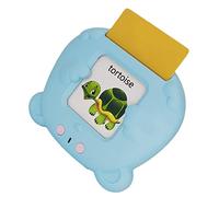 Omquot Talking Flash Cards, Talking Flash Cards Educational Toys Educational Practical for Baby (Blue)