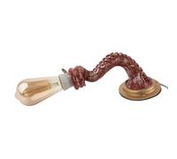 Omquot Wall Hanging Lamp, Exquisite Tentacle Style Retro Octopus Light for Themed Location for Entrance (red #95)
