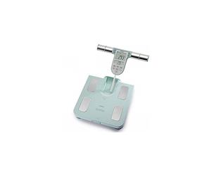 OMRON BF511 Clinically Validated Full Body Composition Monitor with 8 high-precision sensors for hand-to-foot measurement - Turquoise