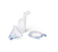 OMRON NEB6020 Adult Mask Replacement | Aerosol Nebuliser Replacement Set for OMRON C102 Total Nebuliser | Adult Mask, Air Tube | OMRON Original Accessory