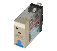 OMRON Relay, G2R-1-SNI(S) 24DC, 10A, 5-Pin, SPDT, LED Indicators, Lockable Test Button, Label Facility, Plug-In Mount, Gold Contact