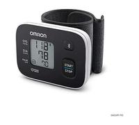 OMRON RS3 Intelli IT Automatic Wrist Blood Pressure Monitor for home use or on the go - clinically validated, with free Smartphone App