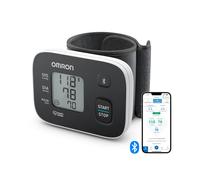 OMRON RS3 Intelli IT Automatic Wrist Blood Pressure Monitor for home use or on the go - clinically validated, with free Smartphone App