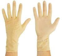 OMS GD05M Shield Latex Glove, Powder Free, Medium (Pack of 100)
