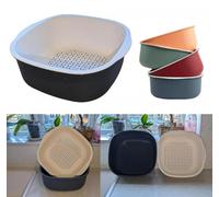 OMS Home Store Washing Up Bowl Draining Strainer Basin Kitchen Sink Heavy Duty Plastic