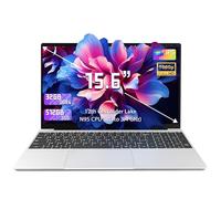 OMSERVB 15.6" Silver Laptop,12th Gen N95-Beat N5095 (Up to 3.4Ghz), DDR4 32G RAM, 512GB NVME SSD,Win 11 Pro&Office 2019,Fingerprint Lock,Portable Notebook PC with Backlit KB (32+512G)