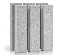 Omszte 6 Pieces Pumice Stones for Cleaning the Toilet, Cleans Hard Water Rings, Calcium Buildup and Stains, Suitable for Kitchen Sink, Toilet, Bathtub, Grill
