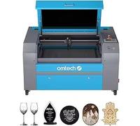 OMTech 60W CO2 Laser Engraver, 500x700 mm Laser Marking Machine with Air Assist Digital Controller 2 Way Pass RDWorks, Laser Engraver Cutter for Wood Acrylic Fabric(with Forklift Unloading)