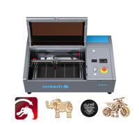 OMTech K40+ 40W CO2 Laser Engraver, 20x30cm Desktop Laser Engraving Machine for Home Use, 300mm/s Laser Engraver Cutter with Adjustable Laser Head Air Assist for Wood Glass (with LightBurn)