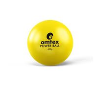 Omtex Weighted Balls 400 g for Power Hitting, Batting and Pitching Training Suitable for Teenager & Athlete, Build Strength and Muscle, Improve Technique and Form - Yellow