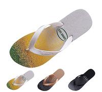 Omuvoa Men'S Flip Flops Summer，Surfer Beach Sandals，Non-Slip Thong Slippers For Men，Gradient Print Shower Shoes，Lightweight Flat Slip-On Slippers For Holiday, Pool, Outdoor Casual Wear
