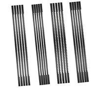 Omvial Scroll Saw Blades,Fretsaw Blade,Scroll Saw Blades,Scroll Saw Blades with Pin, 10/15/18/24 Teeth,Suitable for Woodworking