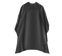 Omvoina Professional Hair Cutting Cape with Adjustable Snap Closure, Salon Barber Cape,Waterproof Hairdressing Salon Cape - 57" x 51"(Black), Black, Regular