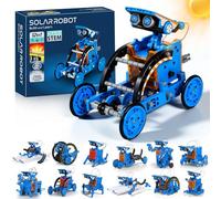 OMWay 12-in-1 Solar Robot Toys, STEM Educational Experiment DIY Robotics Set, Science Kits for Kids Age 8-10, Solar Powered Building Set Gifts for Boys Teens Age 8-12