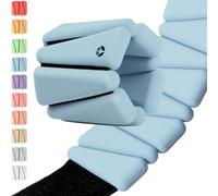 OmWeights - Wrist and Ankle Weights for Women and Men | Elevate Your Workouts With Weighed Bangles | Cardio, Yoga, and Pilates Ankle Weights For Women and Men | Adjustable Leg and Arm Weights 1lb Each