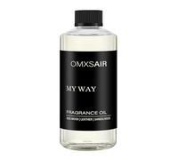 omxsair My Way Hotel Diffuser Oil & Essential Oil Diffuser No Water Diffuser for Home and Office Luxury Fragrances 500ml Soothing Sandalwood, Cedarwood and Iris - Aromatherap