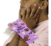Omy Friends & Animals Nail Stickers for Kids - 200 Stickers, Waterproof, Durable, Fun, Creative Designs | Strong Enough to Last Through Hand Washing - Easy to Apply, Safe, Non-Toxic | Age 3 and Up