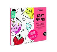 Omy - Giant Poster for Colouring - POP - Framed Format (70 x 100 cm) - Designed and Made in France